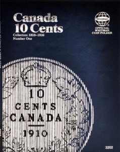 Whitman Canada 10 Cents Collection 1858 - 1936 Number One #3202