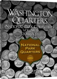 H. E. Harris & Co. by Whitman Washington Quarters Natioanl Park Collection Volume II 2016 - 2021