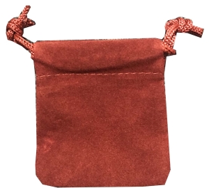 2" x 2" Felt Coin Pouch - Red