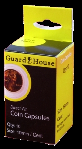 Guardhouse Direct Fit Cent Coin Capsule Ten Pack