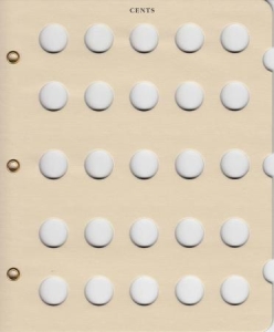 Dansco Cents Additional Page Only - No Dates