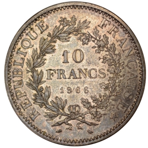 1966 France 10 Francs (Silver)