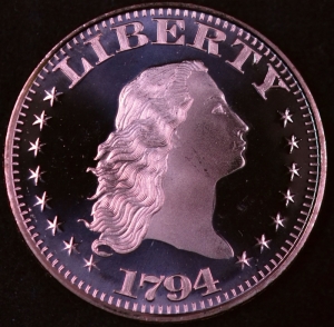 1 oz Copper Round - Flowing Hair Dollar
