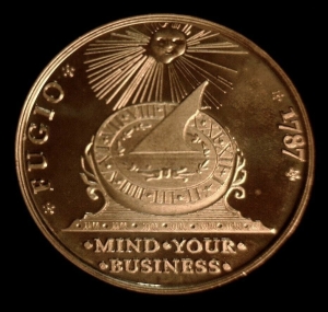 1 oz Copper Round - Fugio Cent