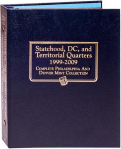 Whitman Statehood, DC, and Territorial Quarters 1999 - 2009 P & D Mints by Year #2821