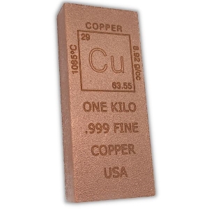One Kilo Copper Bar