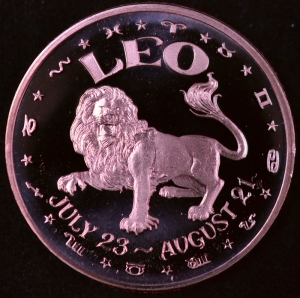 1 oz Copper Round - Leo