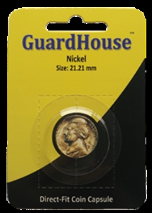 Guardhouse Direct Fit Nickel Coin Capsule 21.21mm