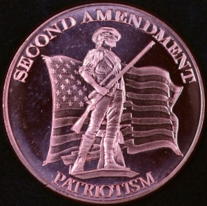 1 oz Copper Round - Patriotism
