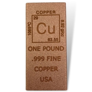 One Pound Copper Bar