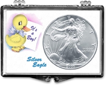 It's A Boy American Silver Eagle Snaplock Case