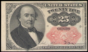 1874 U.S. 25¢ - Fractional Currency: Fifth Issue - CU