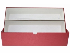 12" x 6" Guardhouse Double Row Red Storage Boxes